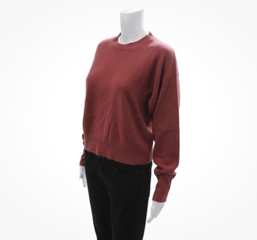 Le Kasha Unisex Pullover Sweater Organic Cashmere Red Size M